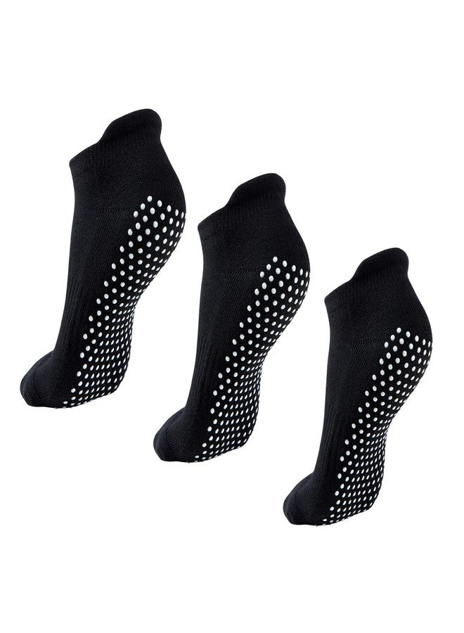 NEWCHAO Grip Non Skid Anti Slip Socks for Women and Men,3 Pairs Unisex Socks for Yoga Home Workout Barre Pilates Pregnancy Hospital - Image 1